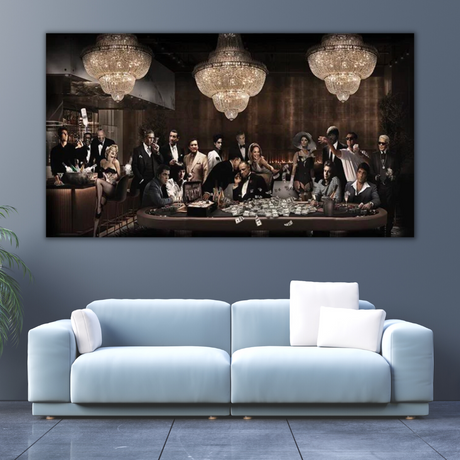 ChandeliersDecor.com-Godfather Wall Art-Movie Character Marilyn Monroe, Godfather, Pulp Fiction, Scarface Party Canvas Wall Art