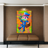 ChandeliersDecor.com-Monopoly Wall Poster-Mr Monopoly Goat Poster - High-Quality Print