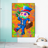 ChandeliersDecor.com-Monopoly Wall Poster-Mr Monopoly Goat Poster - High-Quality Print