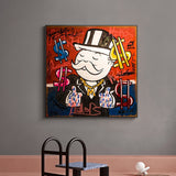 ChandeliersDecor.com-Monopoly Wall Poster-Mr Monopoly Millionaire Poster - Limited Edition Art Print