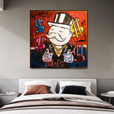 ChandeliersDecor.com-Monopoly Wall Poster-Mr Monopoly Millionaire Poster - Limited Edition Art Print