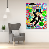 ChandeliersDecor.com-Monopoly Wall Poster-Mr Monopoly Money Man: The Ultimate Game-Changer!