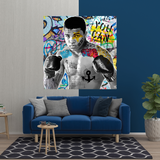 ChandeliersDecor.com-Wall Posters-Muhammad Ali Boxer Graffiti Canvas Wall Art