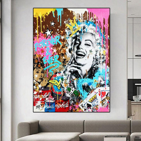 ChandeliersDecor.com-Wall Posters-Never and Ever: Marilyn Poster - Exclusive Design