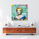 ChandeliersDecor.com-Wall Posters-Never Never Giveup Marilyn Poster - Embolden Your Courage