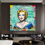 ChandeliersDecor.com-Wall Posters-Never Never Giveup Marilyn Poster - Embolden Your Courage