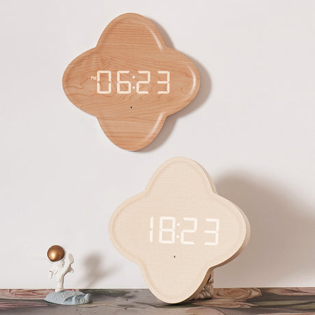 ChandeliersDecor.com-Wall Clocks-New plug-in Style Flower Creative Vancleef Wall Clock
