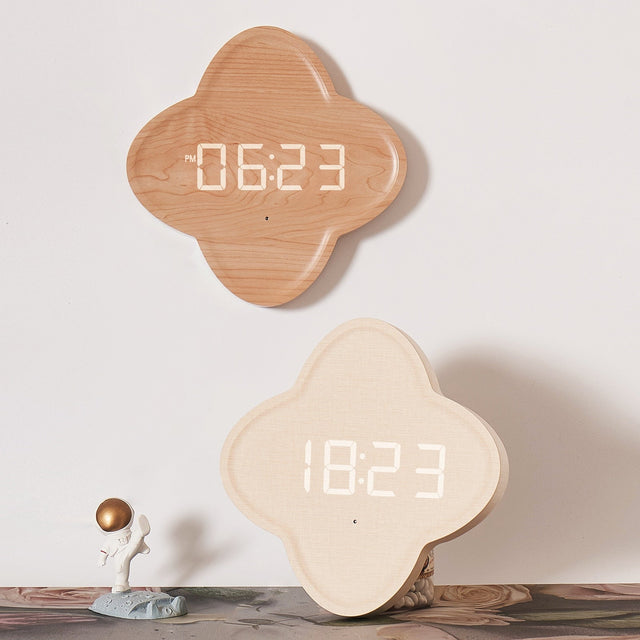 ChandeliersDecor.com-Wall Clocks-New plug-in Style Flower Creative Vancleef Wall Clock