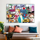 ChandeliersDecor.com-Wall Posters-New York Love Canvas Wall Art