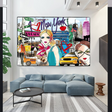 ChandeliersDecor.com-Wall Posters-New York Love Canvas Wall Art