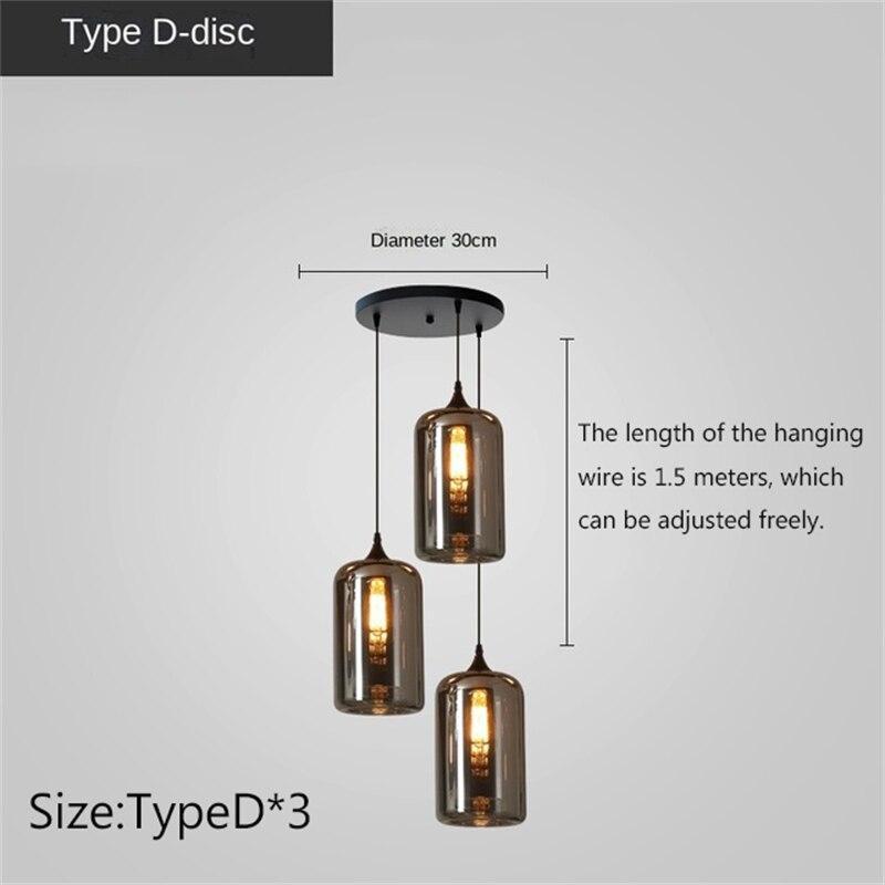 ChandeliersDecor.com-Kitchen Island-Nordic Glass LED Pendant Lights: Stylish Illumination