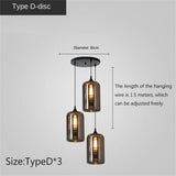 ChandeliersDecor.com-Kitchen Island-Nordic Glass LED Pendant Lights: Stylish Illumination