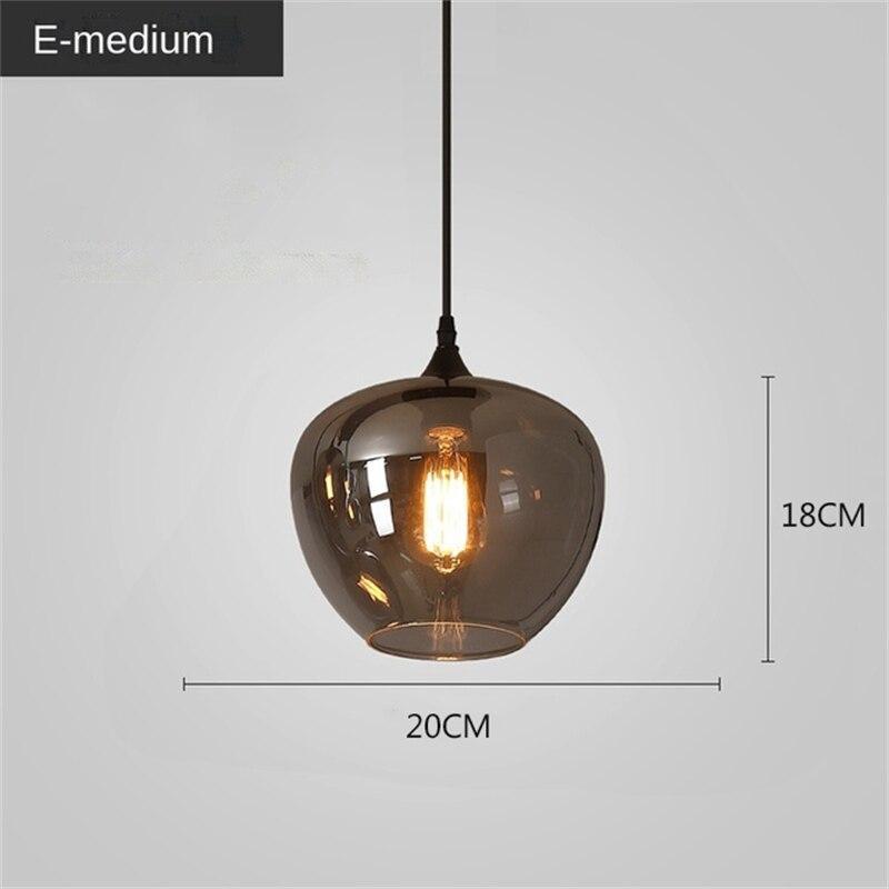 ChandeliersDecor.com-Kitchen Island-Nordic Glass LED Pendant Lights: Stylish Illumination