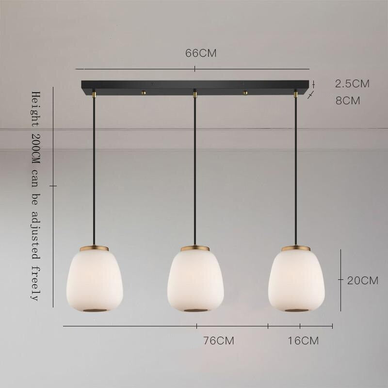 ChandeliersDecor.com-Pendant Lights-Nordic Glass Pendant Light: Exquisite Lighting Fixture