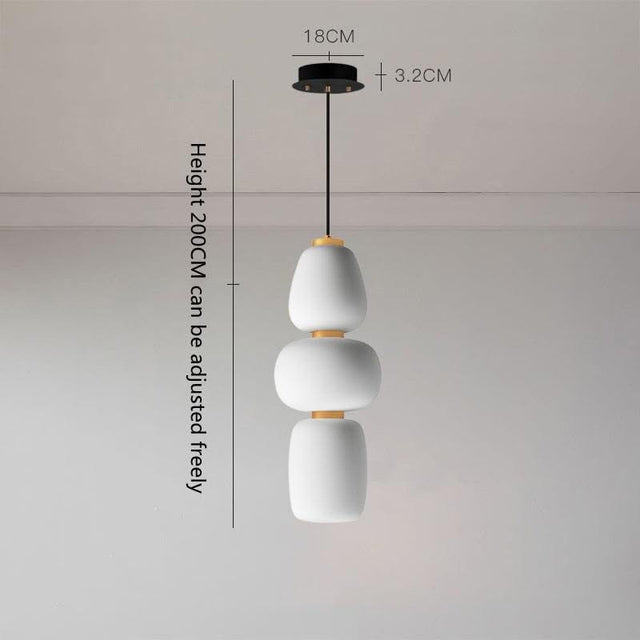 Nordic Glass Pendant Light: Exquisite Lighting Fixture-ChandeliersDecor.com