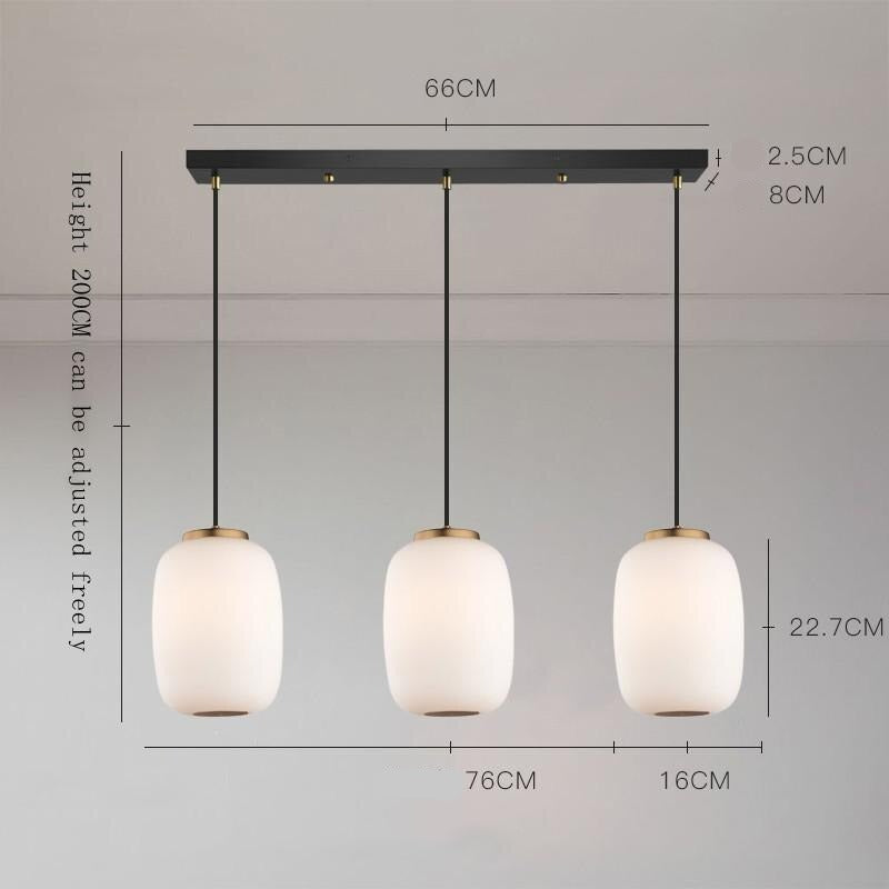 ChandeliersDecor.com-Pendant Lights-Nordic Glass Pendant Light: Exquisite Lighting Fixture