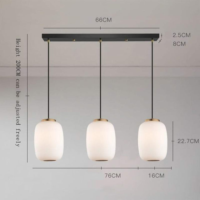 Nordic Glass Pendant Light: Exquisite Lighting Fixture-ChandeliersDecor.com