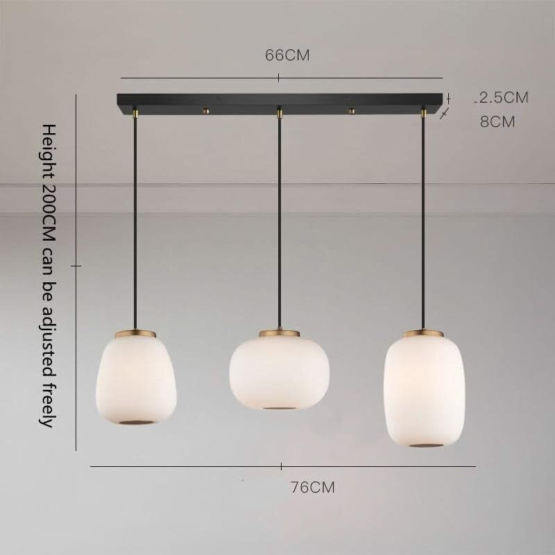 Nordic Glass Pendant Light: Exquisite Lighting Fixture-ChandeliersDecor.com