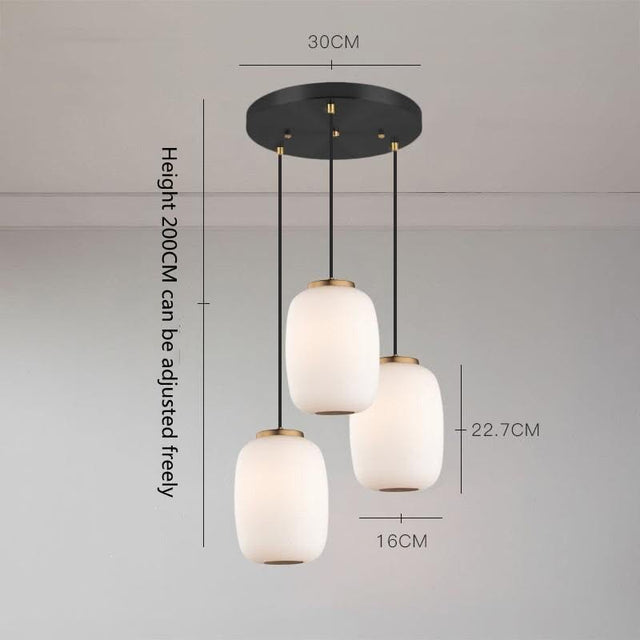 Nordic Glass Pendant Light: Exquisite Lighting Fixture-ChandeliersDecor.com