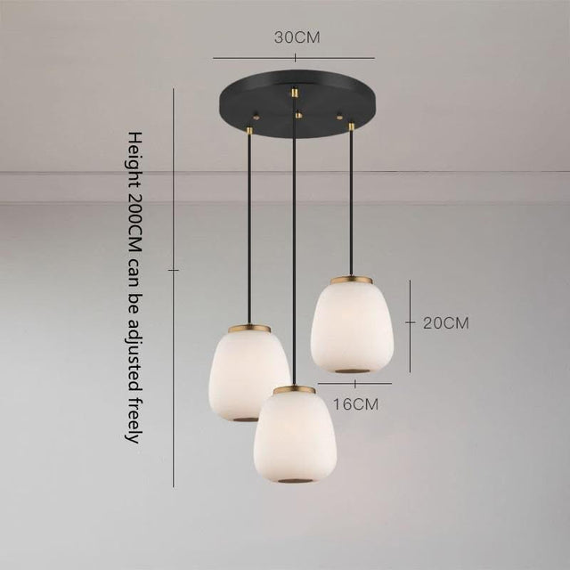 Nordic Glass Pendant Light: Exquisite Lighting Fixture-ChandeliersDecor.com