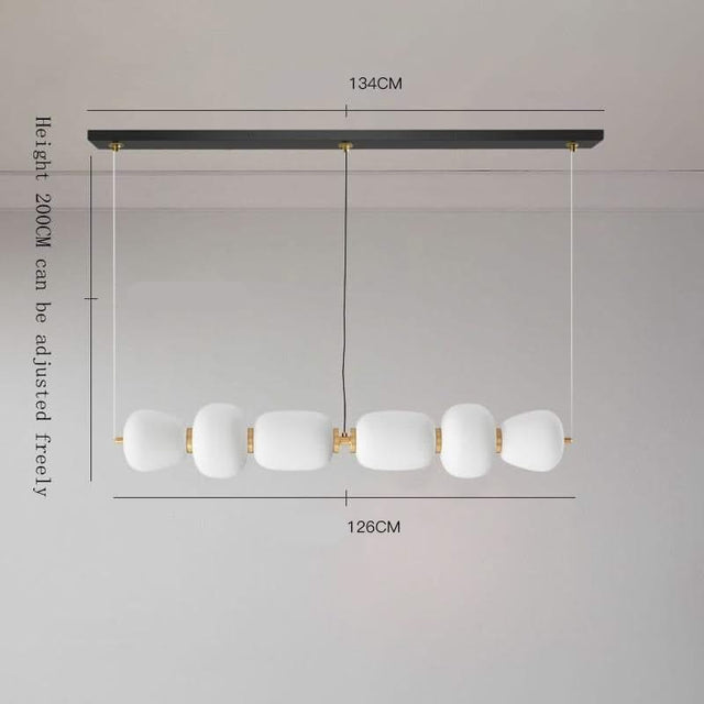 Nordic Glass Pendant Light: Exquisite Lighting Fixture-ChandeliersDecor.com