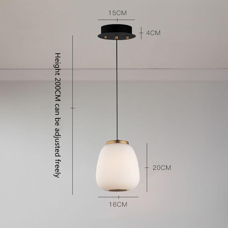 ChandeliersDecor.com-Pendant Lights-Nordic Glass Pendant Light: Exquisite Lighting Fixture