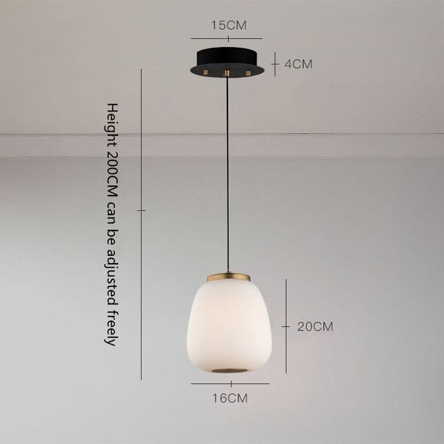 Nordic Glass Pendant Light: Exquisite Lighting Fixture-ChandeliersDecor.com