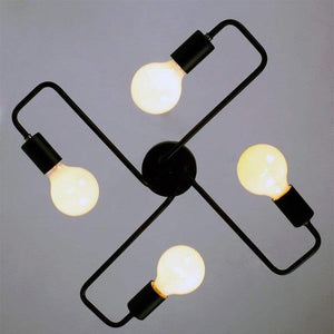 ChandeliersDecor.com-Chandeliers-Nordic Industrial Semi Flush Mount Ceiling Lamp
