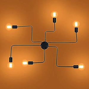 ChandeliersDecor.com-Chandeliers-Nordic Industrial Semi Flush Mount Ceiling Lamp