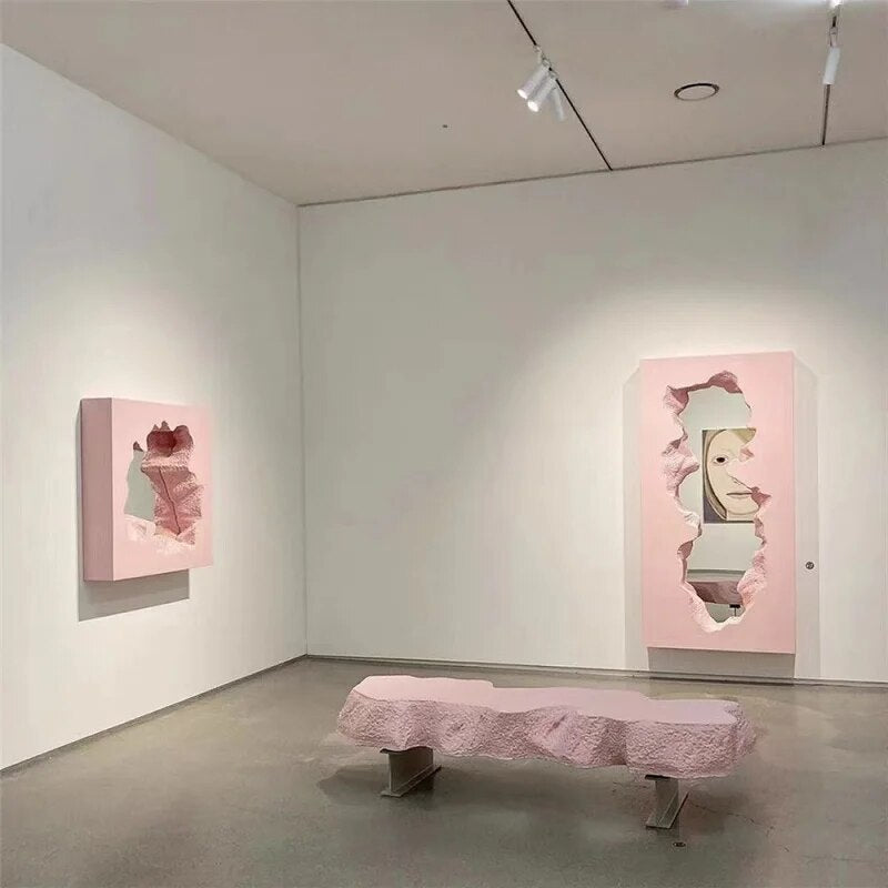 ChandeliersDecor.com-Coffee Tables-Nordic Modern Minimalist Glass Fiber-Reinforced Plastic Coffee Table