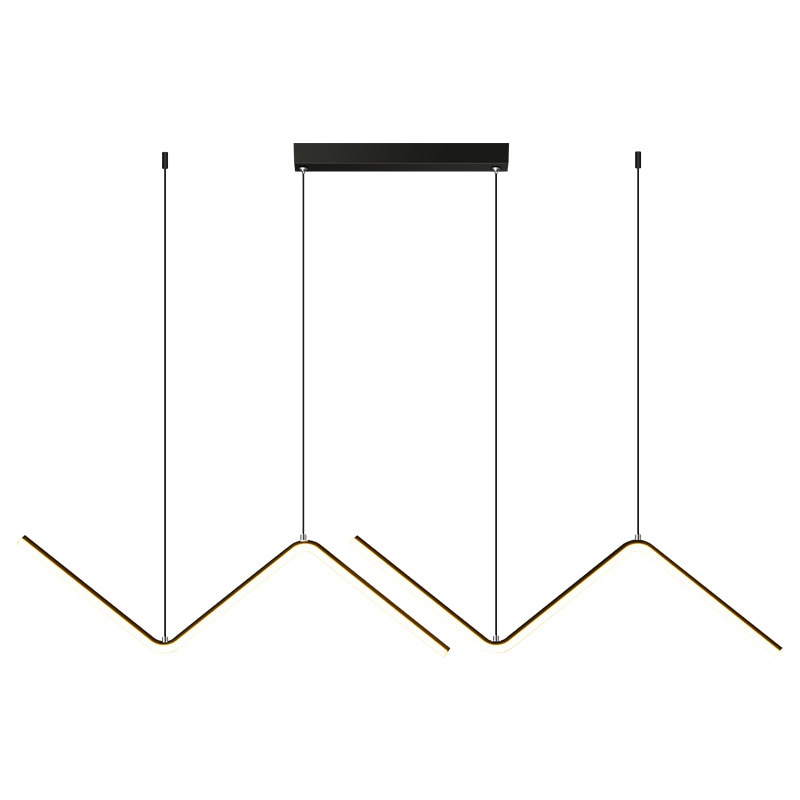 ChandeliersDecor.com-Kitchen Island-Nordic Pendant Light Art Line LED Hanging Lamp