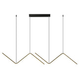 ChandeliersDecor.com-Kitchen Island-Nordic Pendant Light Art Line LED Hanging Lamp