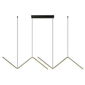 ChandeliersDecor.com-Kitchen Island-Nordic Pendant Light Art Line LED Hanging Lamp