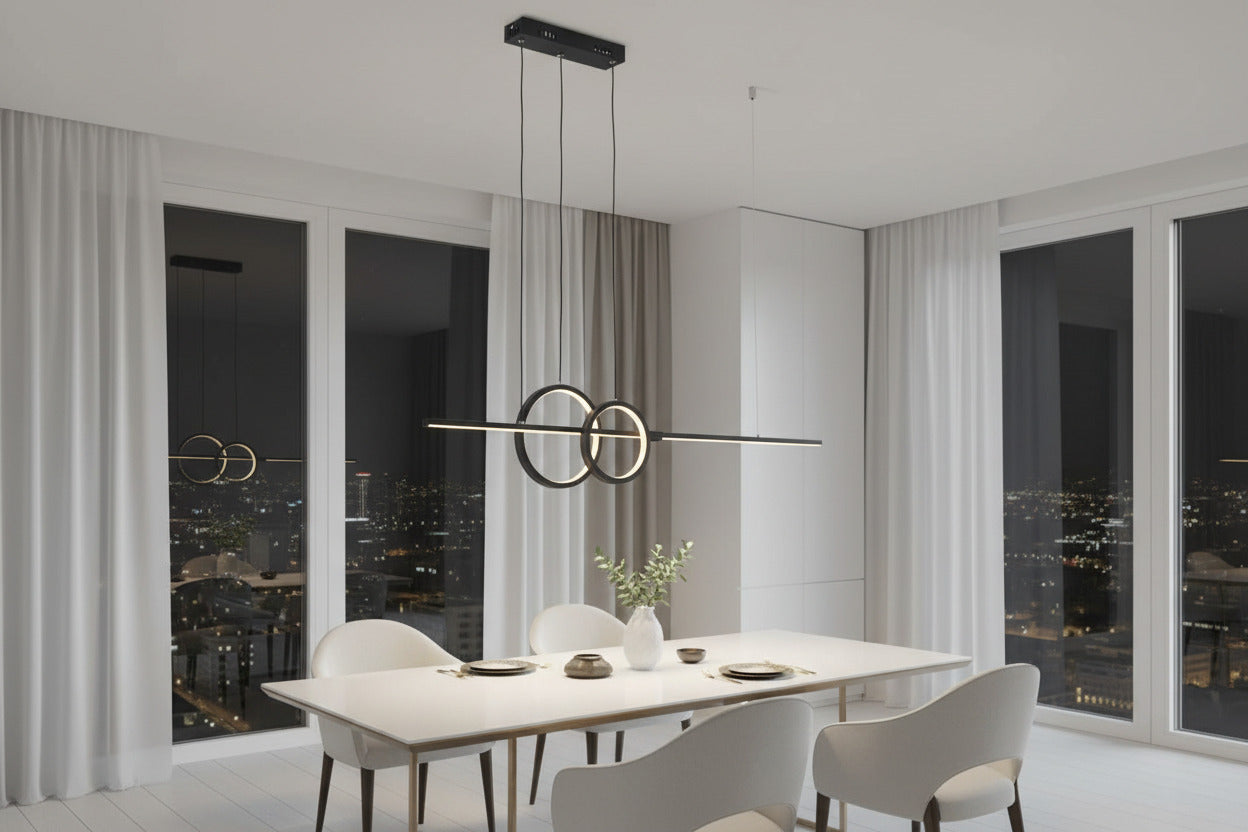Nordic Simple LED Chandelier for Kitchen Dining Room Hanging Lamp-ChandeliersDecor.com