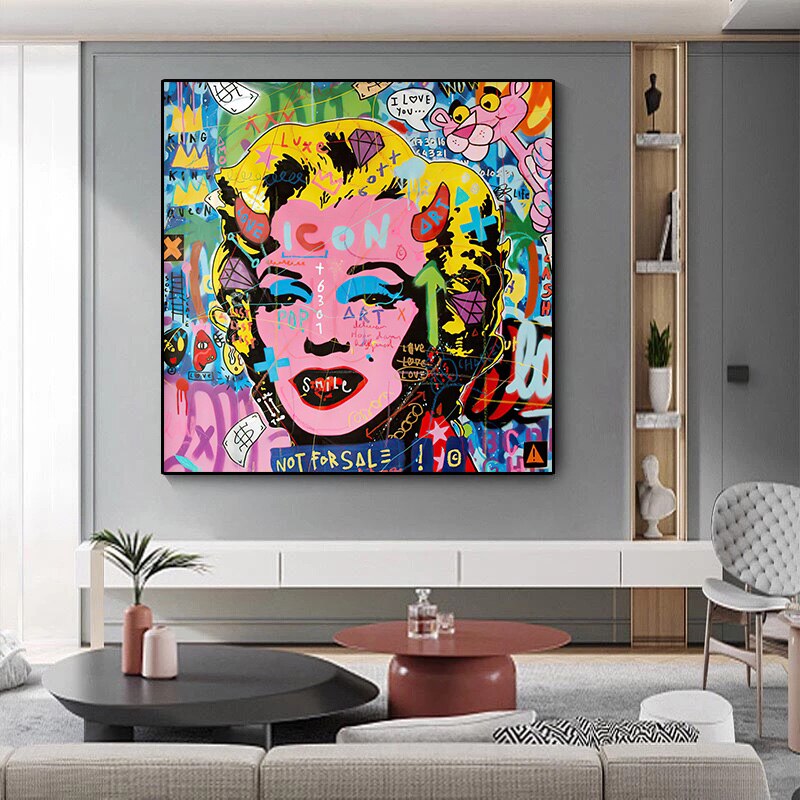 ChandeliersDecor.com-Wall Posters-Not for Sale: Marilyn Poster - Limited Edition Art Print