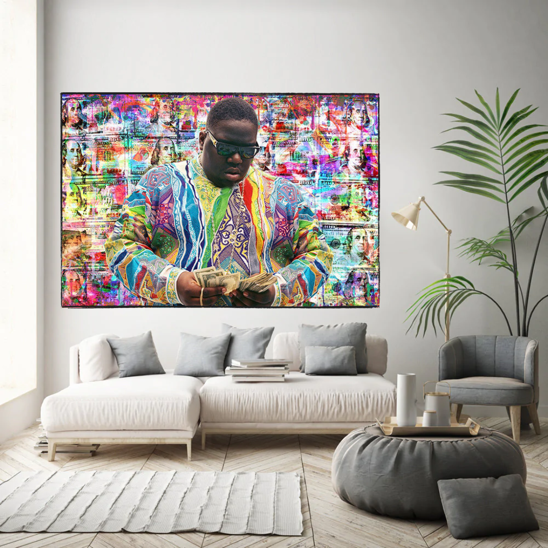 ChandeliersDecor.com-Musicians Wall Art-Notorious BIG - Biggie Smalls Poster: Iconic Hip Hop Art