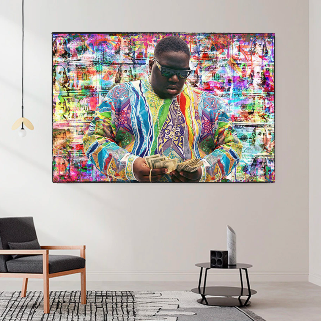 ChandeliersDecor.com-Musicians Wall Art-Notorious BIG - Biggie Smalls Poster: Iconic Hip Hop Art