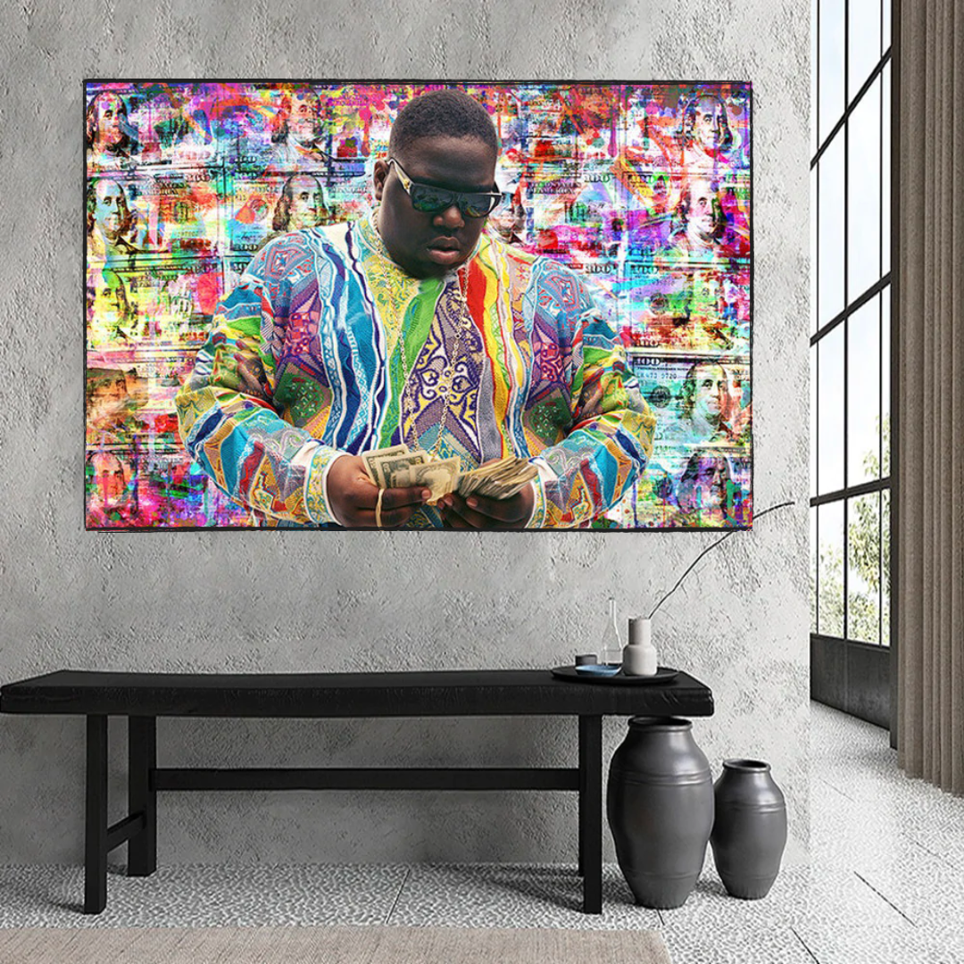ChandeliersDecor.com-Musicians Wall Art-Notorious BIG - Biggie Smalls Poster: Iconic Hip Hop Art