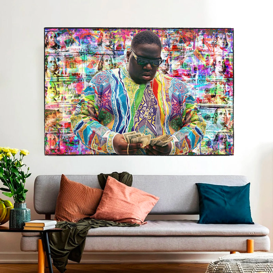 ChandeliersDecor.com-Musicians Wall Art-Notorious BIG - Biggie Smalls Poster: Iconic Hip Hop Art