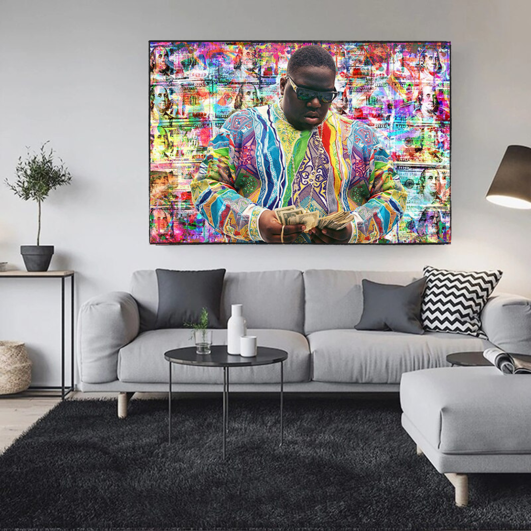 ChandeliersDecor.com-Musicians Wall Art-Notorious BIG - Biggie Smalls Poster: Iconic Hip Hop Art