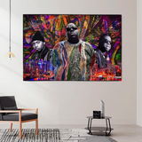 ChandeliersDecor.com-Musicians Wall Art-Notorious BIGGIE Smalls & Tupac Canvas Wall Art