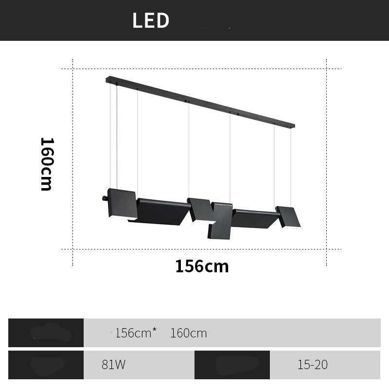 ChandeliersDecor.com-Kitchen Island-Novelty Art LED Light for Showrooms and Offices