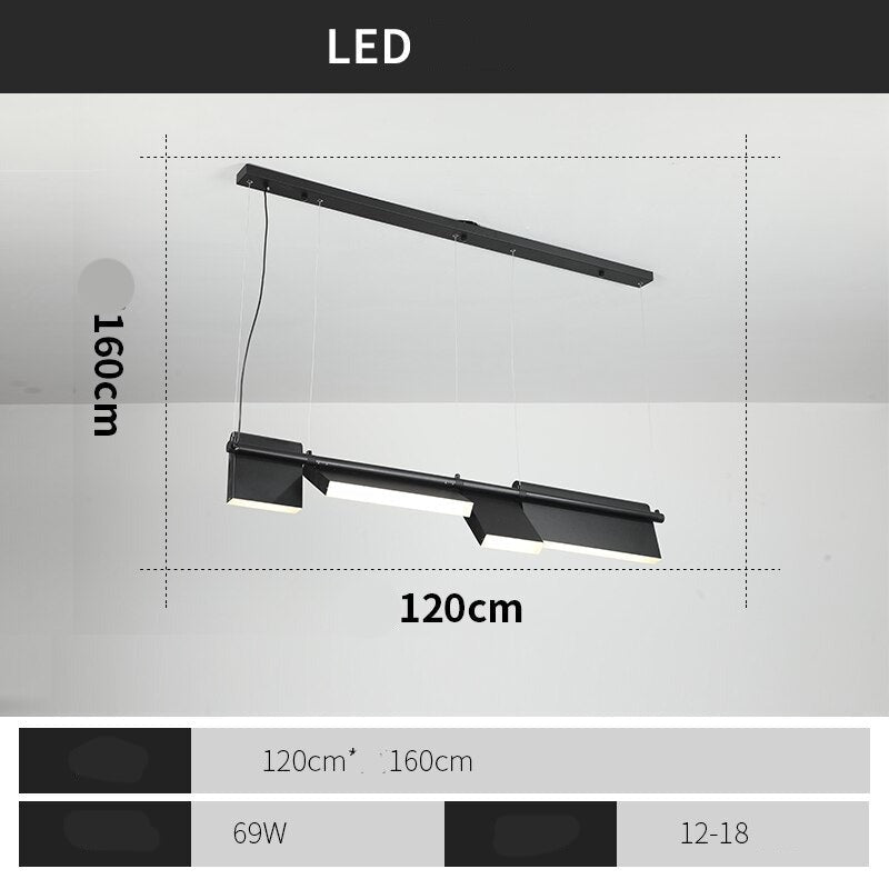 ChandeliersDecor.com-Kitchen Island-Novelty Art LED Light for Showrooms and Offices