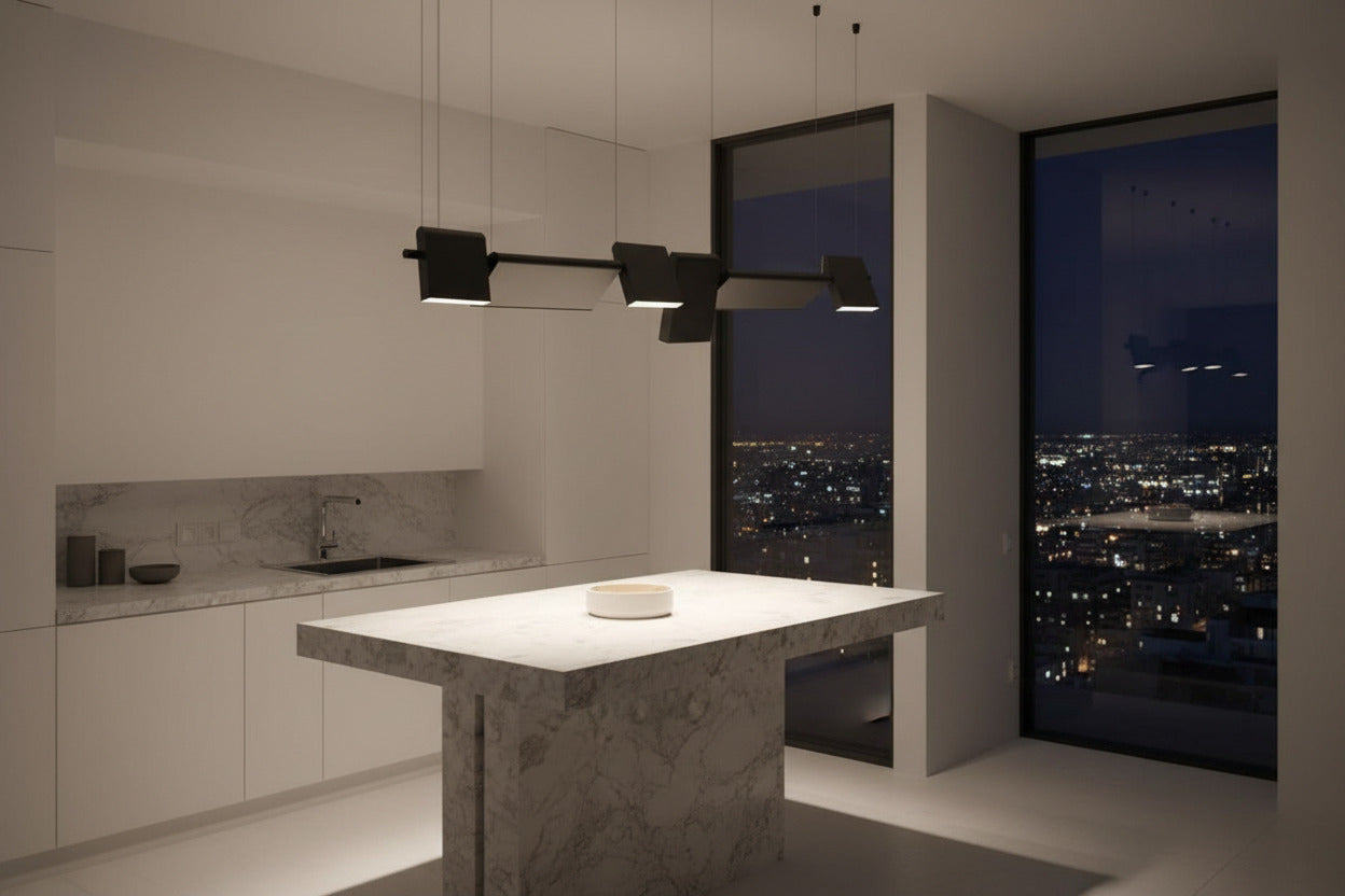 ChandeliersDecor.com-Kitchen Island-Novelty Art LED Light for Showrooms and Offices