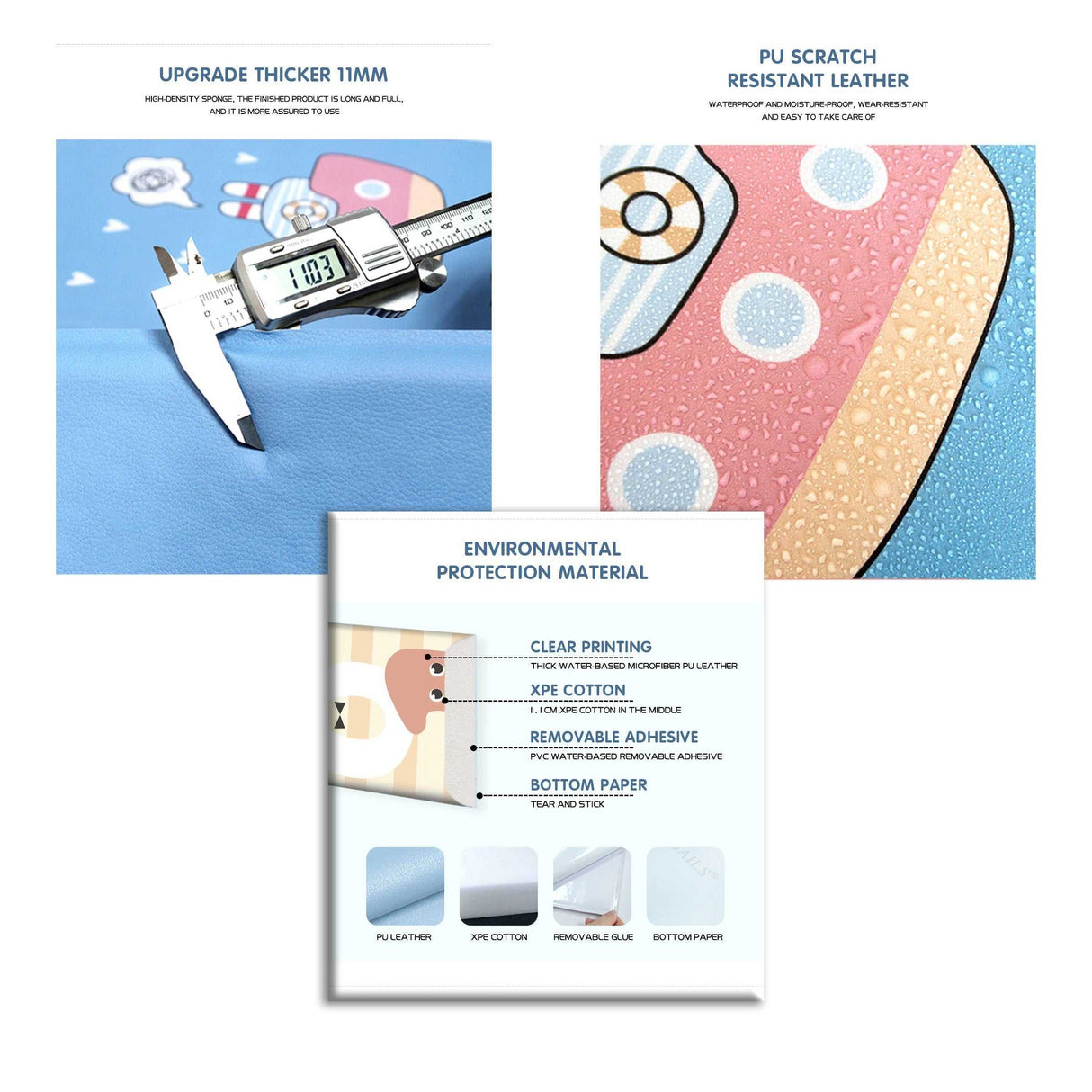 ChandeliersDecor.com-Padded Walls-Number Fun Kids Wall Padded Safety Cushions Set