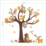 ChandeliersDecor.com-Kids Room Nursery Decals-Nursery Jungle Decal: Fun & Imaginative for Kids