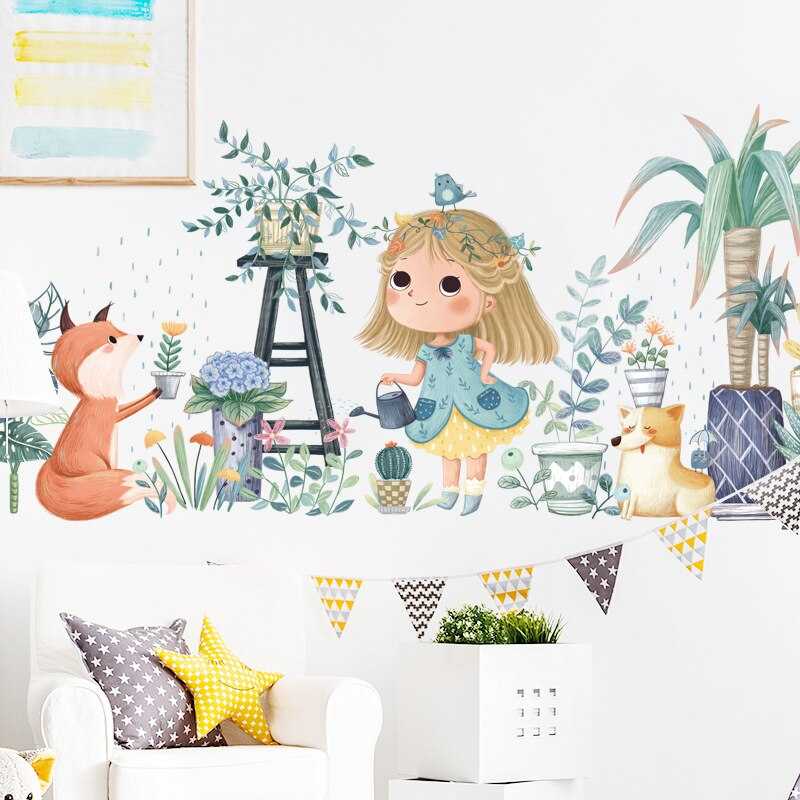 ChandeliersDecor.com-Kids Room Nursery Decals-Nursery Jungle Decal: Fun & Imaginative for Kids