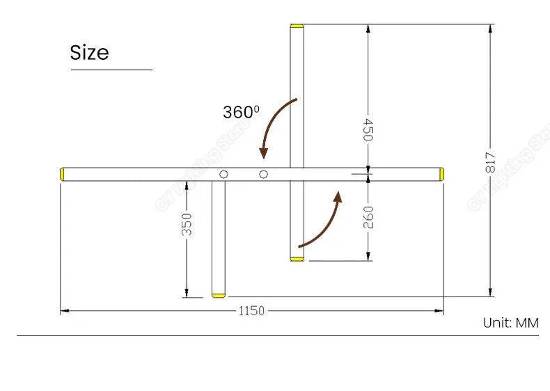 ChandeliersDecor.com-Kitchen Island-Oak Wood Kitchen Island LED Light Bar