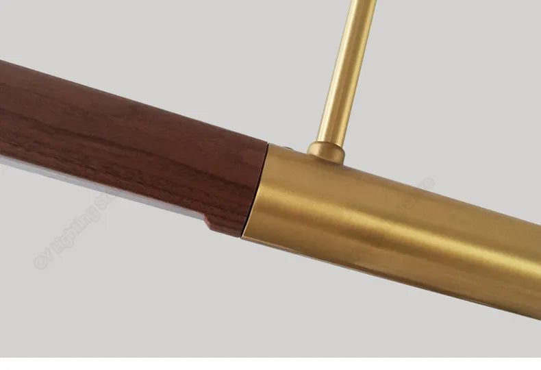 ChandeliersDecor.com-Kitchen Island-Oak Wood Kitchen Island LED Light Bar