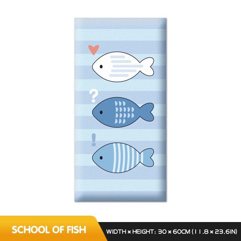 ChandeliersDecor.com-Padded Walls-Ocean Creatures Kids Wall Padded Safety Cushions